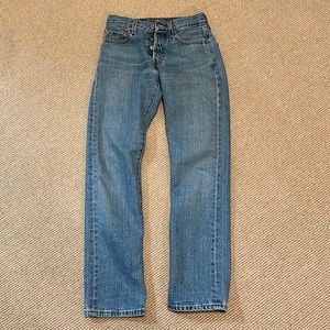 Levi’s button fly 501 jeans 27x32